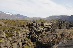 14 die geologische Bruchstelle zweier Kontinentalplatten
