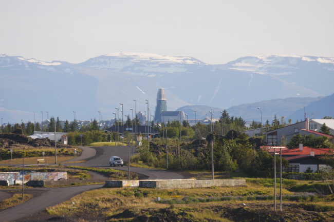 4 Blick auf Reykjavik