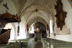 123 Kirchenschiff mit Blick nach Westen - Orgel