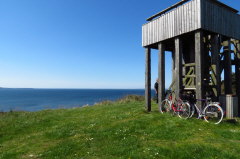 211 kleiner Aussichtsturm an der Nordseite der Insel - mit Blick ber den Limfjord