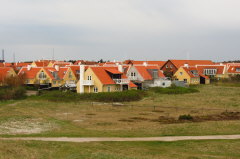 67 Huser von Skagen sind traditionell ocker angestrichen