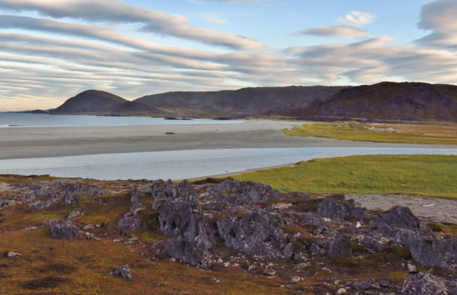 187 Rv 89 - Sandfjord-Bucht 13km vor Berlevg