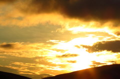 218 groartiger Abendhimmel