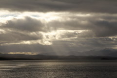 251 Lichtstimmung ber dem Porsangerfjord