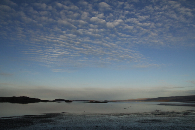 26 absolute Stille ber dem Fjord