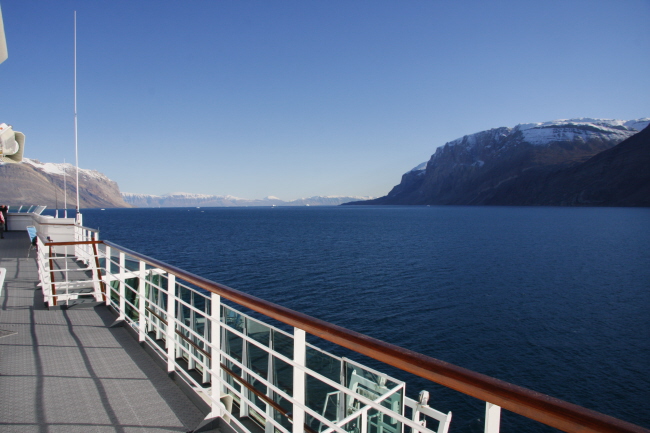 108 durch den Kaiser Franz Josef Fjord