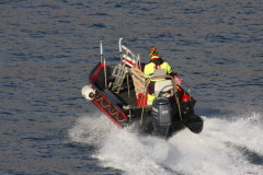 21 der Steg wird transportiert