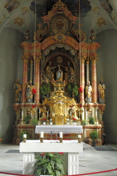 67 sptgotischer Schnitzaltar