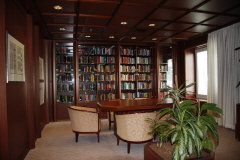 23 Bibliothek - Promenaden Deck Backbord