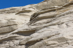 vom Wind geformt Sanddnen