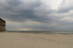 gespenstische Lichtstimmung am Strand - Bulbjerg