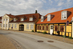 die älteste Straße in Sæby, die Algade