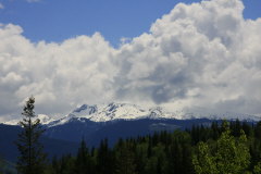 traumhafter Blick auf den Trophy Mountain