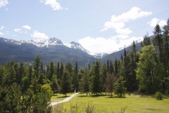 Blick zum Mount Terry Fox