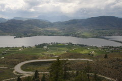 Blick auf Osoyoos und den gleichnamigen See