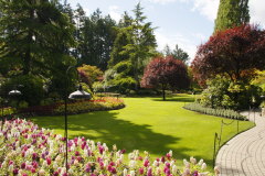 gepflegte Gartenanlage