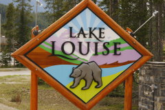 Lake Louise begrt uns
