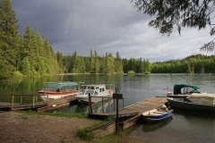private Motorboote am Clearwater Lake