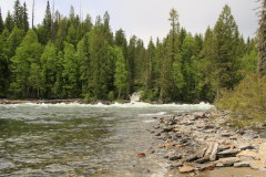 Pause am Flussufer des Clearwater River