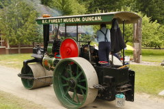 Dampfwalze im Forstmuseum Duncan
