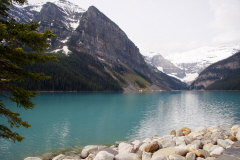 grandioser Ausblick am Lake Louise